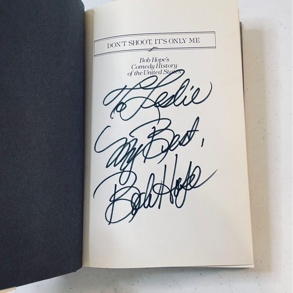 Autographed Book Son’t Shoot It’s Only Me Bob Hope with Melville Shavelson - Picture 6 of 6